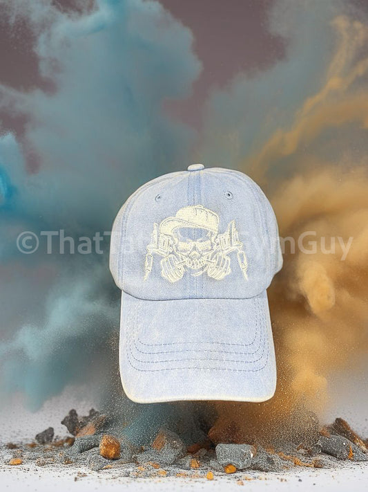 Stonewash Hat : Sky Blue/White 🧢