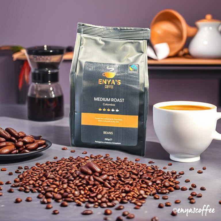 Enya's Coffee - Medium Roast - Colombia - BEANS