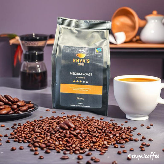 Enya's Coffee - Medium Roast - Colombia - BEANS