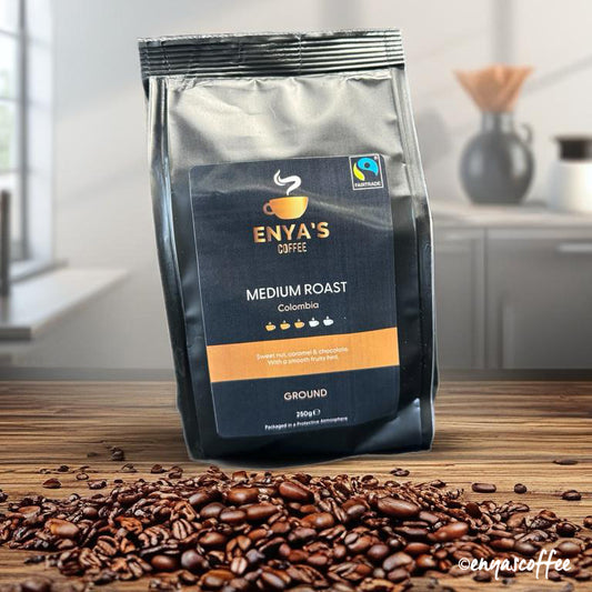 Enya's Coffee - Medium Roast - Colombia - GROUND