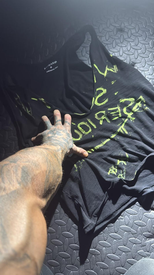 A : Hand painted shirt from the Joker live show 15/10/25